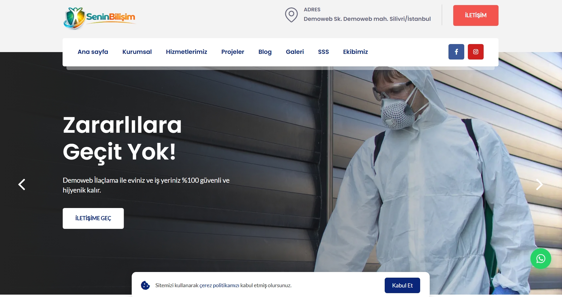 İlaçlama Firma Hazır Scripti